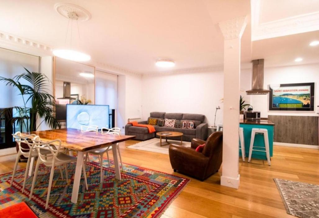 Piso En El Corazon De San Sebastian With Ac License Ess00262 Daire Dış mekan fotoğraf